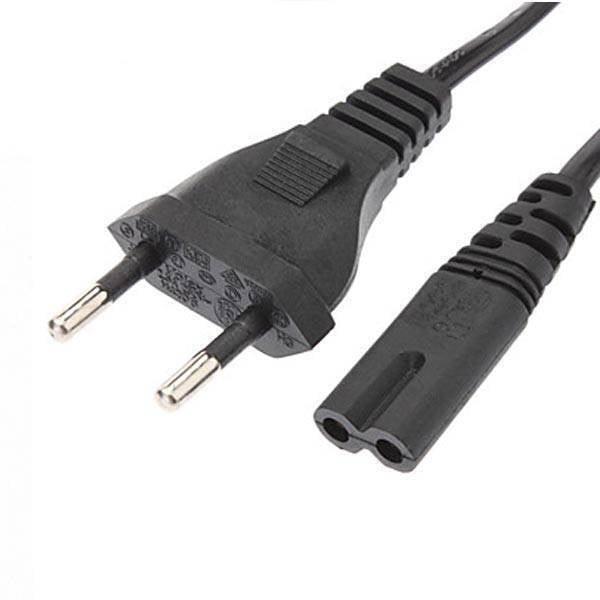 2 Prong Ac Power Cord 1 Meter Long