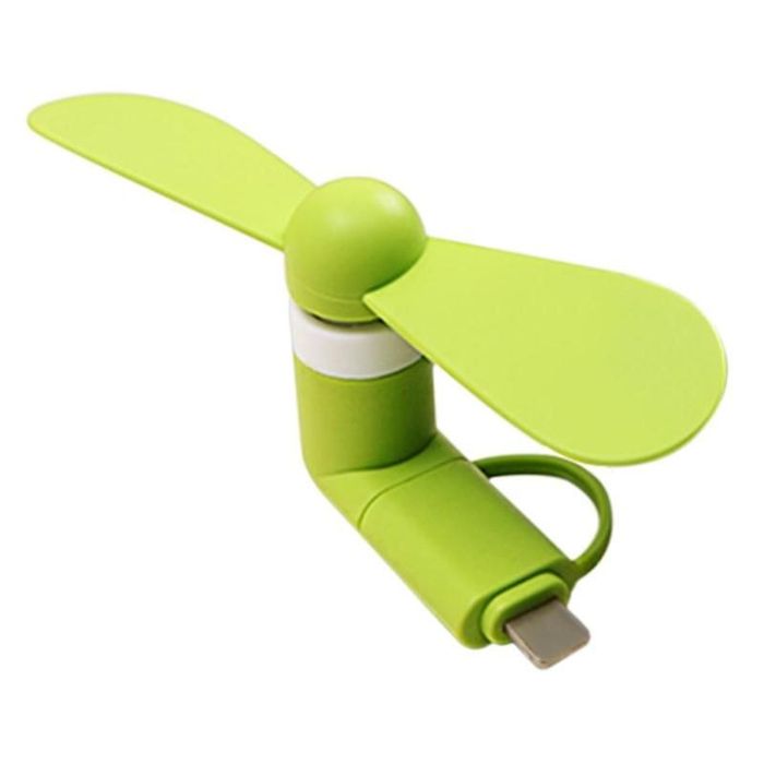 Portable 2 In 1 Mini Usb Fan For Phone Mix Color