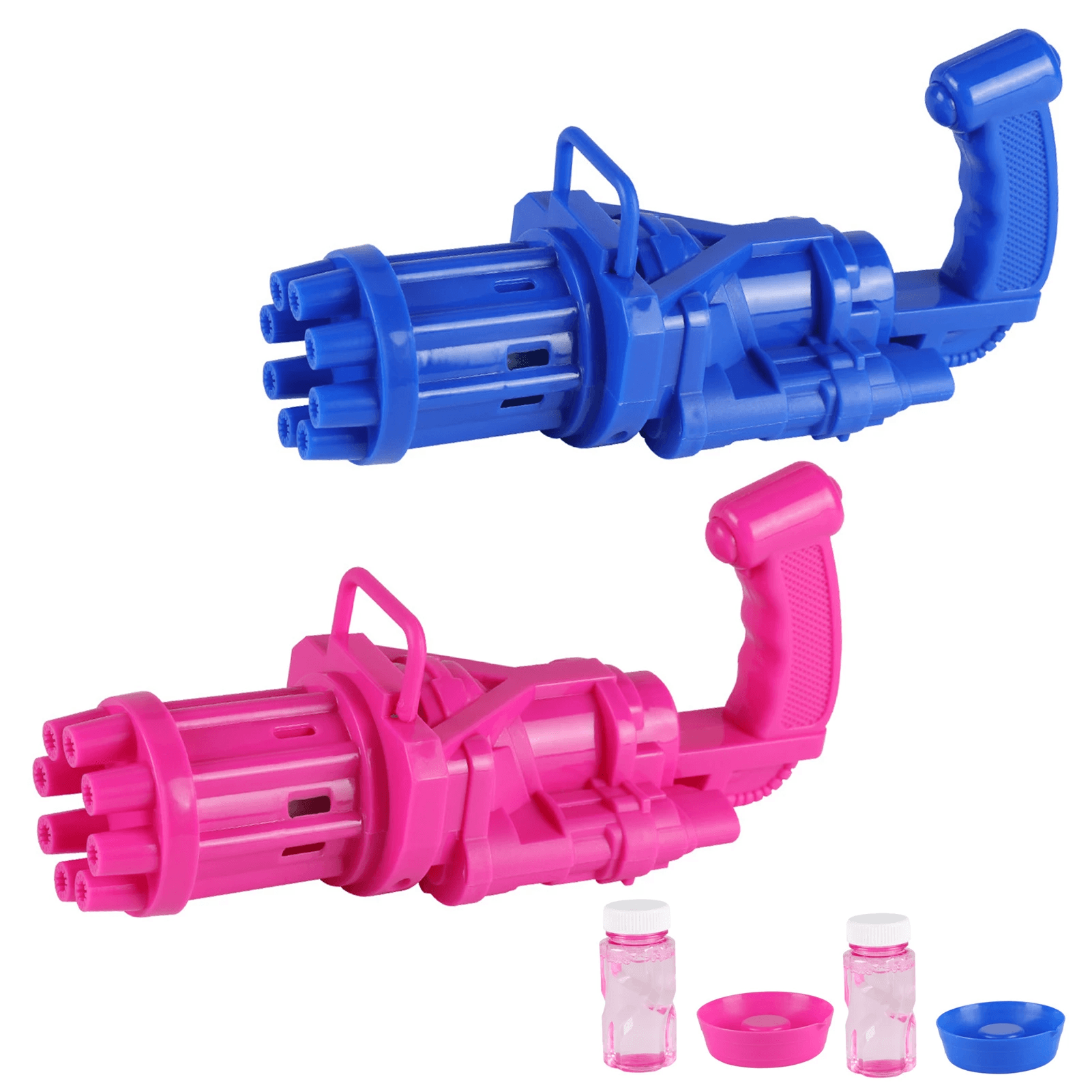 Automatic Gatling Bubble Gun Summer Soap Water Bubble Machine Kids Outdoor Toys