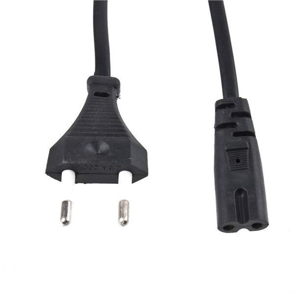 2 Prong Ac Power Cord 1 Meter Long