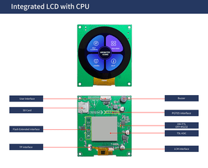 2.1 Inch Circular Smart Lcd Dmg48480c021_03wtc Commercial Grade