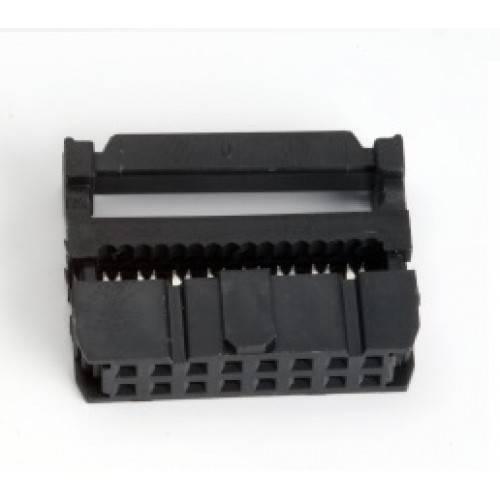 2.54mm 16 Pin Female Frc/idc Press Mount Flat Ribbon Cable Connector