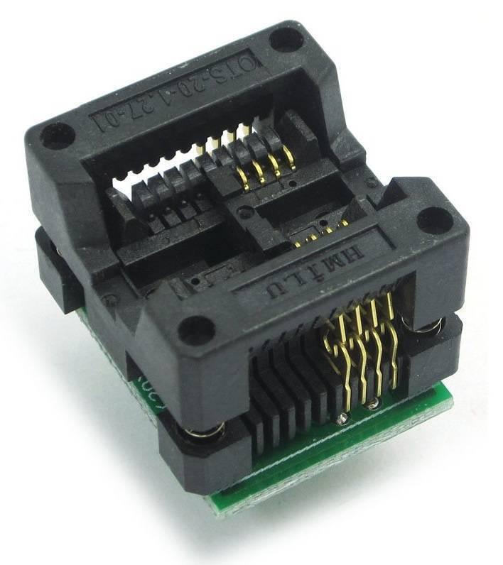 200mil Sop8 Socket To Dip8 Ic Programmer Adapter Soic8 Eeprom Flash