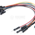 20cm Pin To Hole 1 Pin Jumper Wire Dupont Line Arduino Male To Female