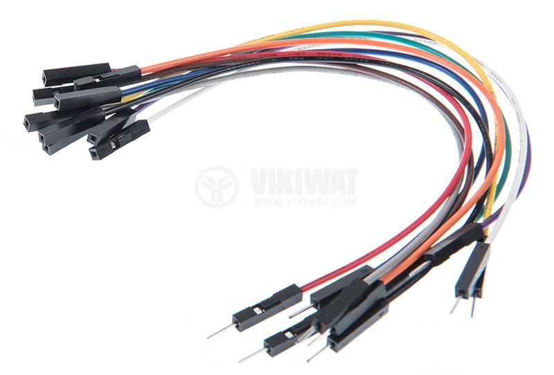 20cm Pin To Hole 1 Pin Jumper Wire Dupont Line Arduino Male To Female