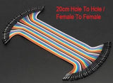 20cm Hole To Hole Jumper Wire Dupont Line 40 Pin Arduino Jumper Wires Female To Female