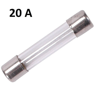 20 Amp 5x20mm 250vac Glass Fuse