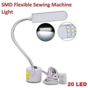 20 Smd Led Bendable Light Lamp 220v Magnetic Base Gooseneck Sewing Machine Smd Light Bulb