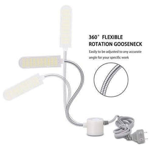 20 Smd Led Bendable Light Lamp 220v Magnetic Base Gooseneck Sewing Machine Smd Light Bulb