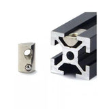 21mm x 13mm x 7mm M8 T Nut, Roll Ball Elastic Nuts For 4040