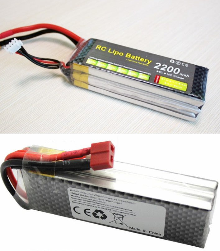 Deltakit 11.1v 2200mah 3s- 30c Lipo Lithium Polymer Battery Pack Hobby Kit