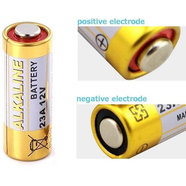 23a 12v Alkaline Battery Cells Mercury Free