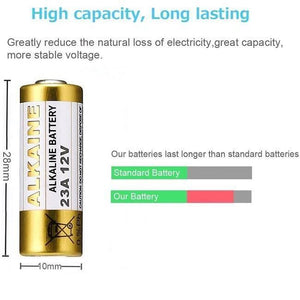 23a 12v Alkaline Battery Cells Mercury Free