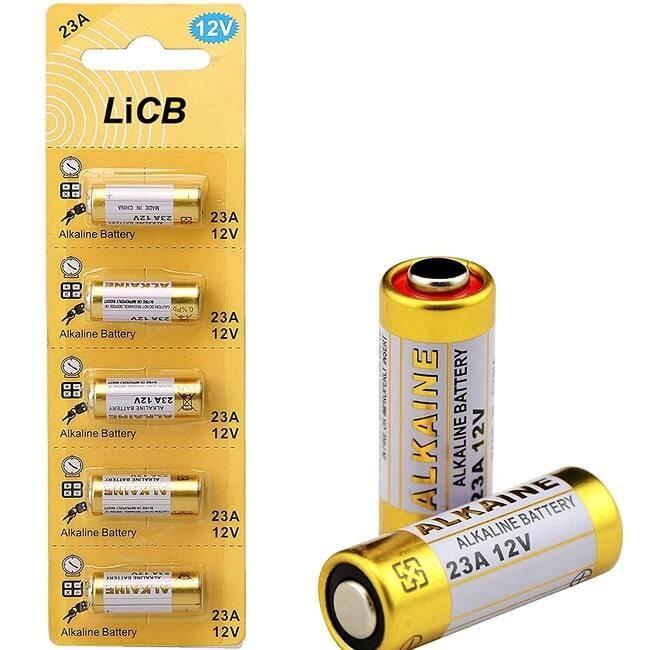 23a 12v Alkaline Battery Cells Mercury Free