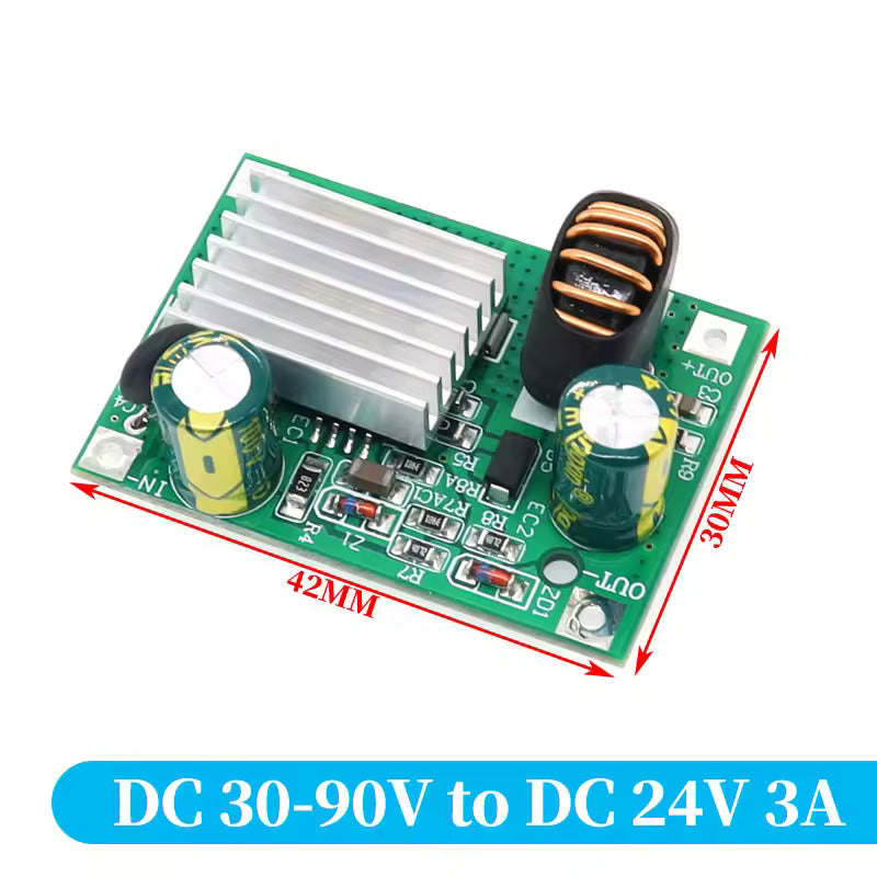24v 3a Buck Converter Dc 9v 12v 24v 36v 48v 72v 84v 90v To 24v 3a Step Down Module Power Supply Dc Dc Converter Buck Converter Step Up Converte
