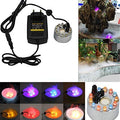 Original Ultrasonic Mist Maker Fogger 12 Led Colorful Light 24v 1a Humidifier with adapter