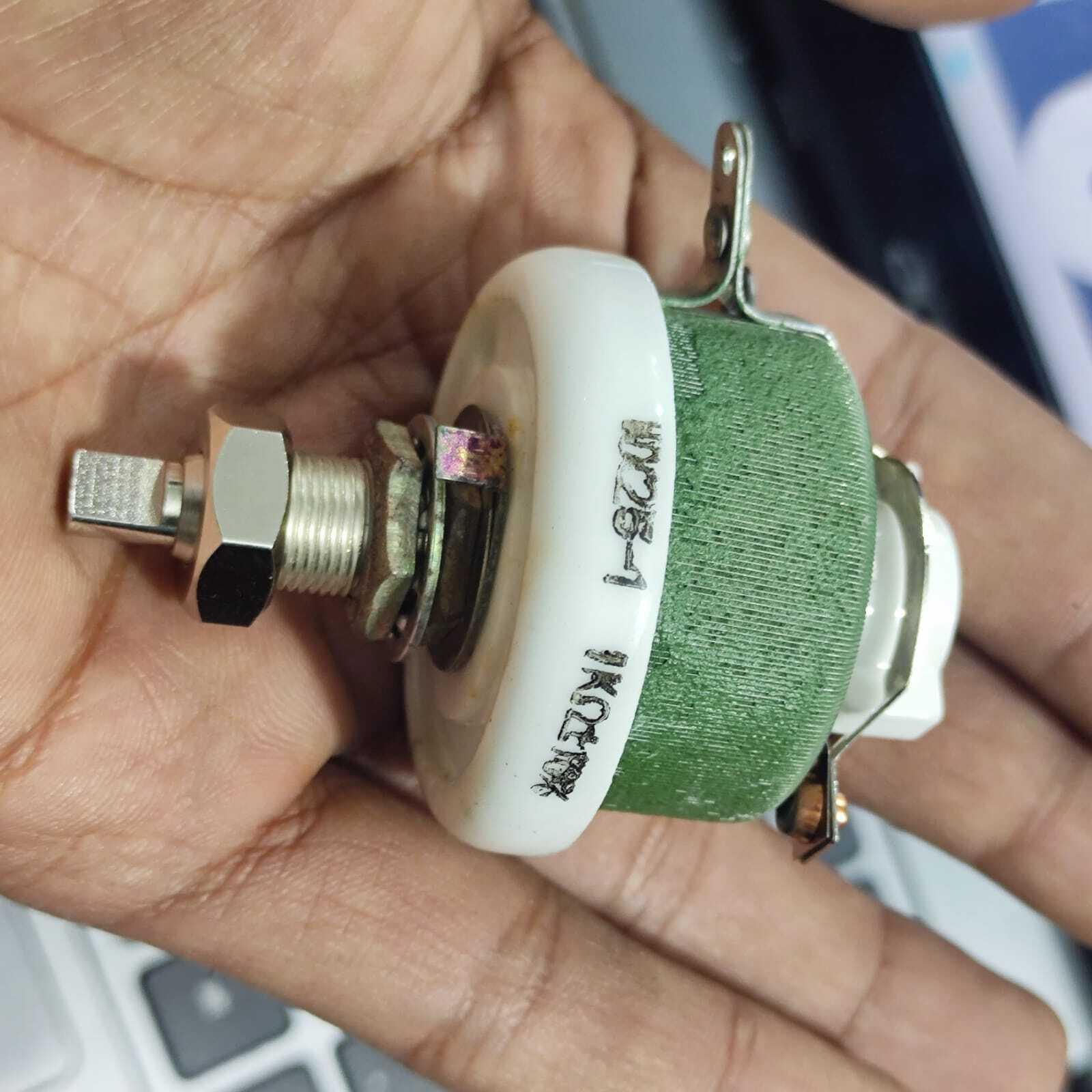 25w 1k Ohm High Power Wire Wound Potentiometer, Rheostat, Variable Resistor