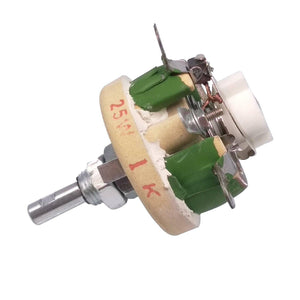 25w 1k Ohm High Power Wire Wound Potentiometer, Rheostat, Variable Resistor