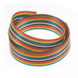 1 feet 20 Wires Rainbow Color Flat Ribbon Cable