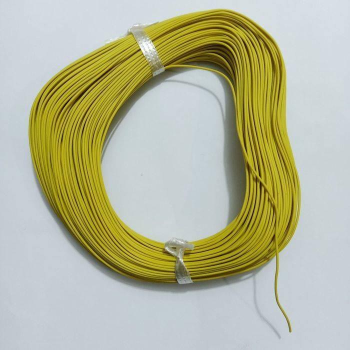 Yellow Wire 1 Meter Insulation Electronic PCB Wrapping Breadboard Jumper Wire Cable