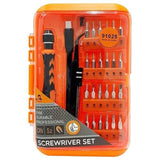 28pcs Precision Screwdrivers Tools Set Kit Pack For Electronics Pc Mobile Phones Smartphones Model Making 91025