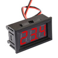 2 Wires 4.5v To 30v Dc 3 Digit Led Digital Voltmeter- Red
