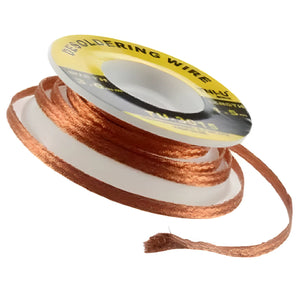 2ft Braid Solder Remover Wick 0.75m 2.0 Mm Desoldering Copper Spool Wire