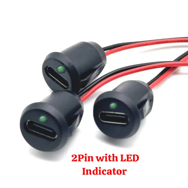 TYPE-C Lithium Battery Charger with Push-in Connector & LED Indicator – TP4056