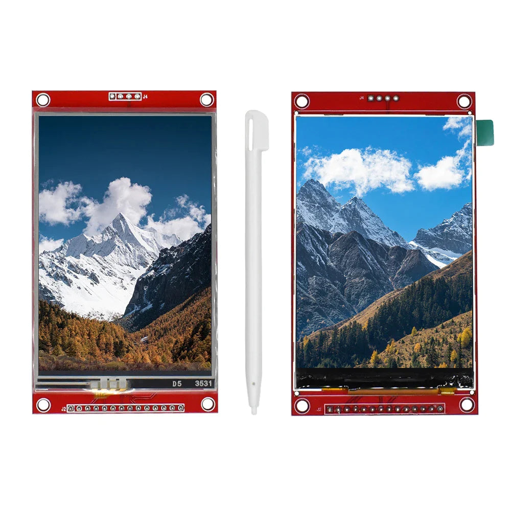 3.5 Inch Tft Lcd Module With Touch Panel Ili9488 Driver 320x480 Spi Port Serial Interface (9 Io) Touch Ic Xpt2046