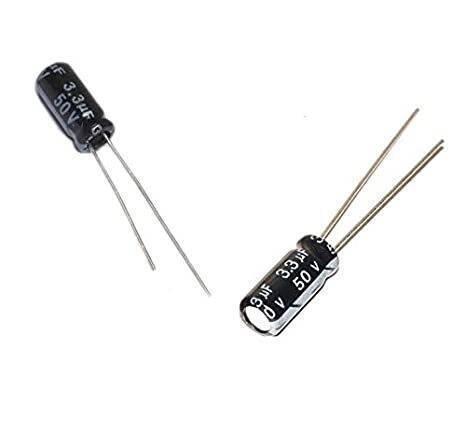 3.3 uf 50v Electrolytic Capacitor