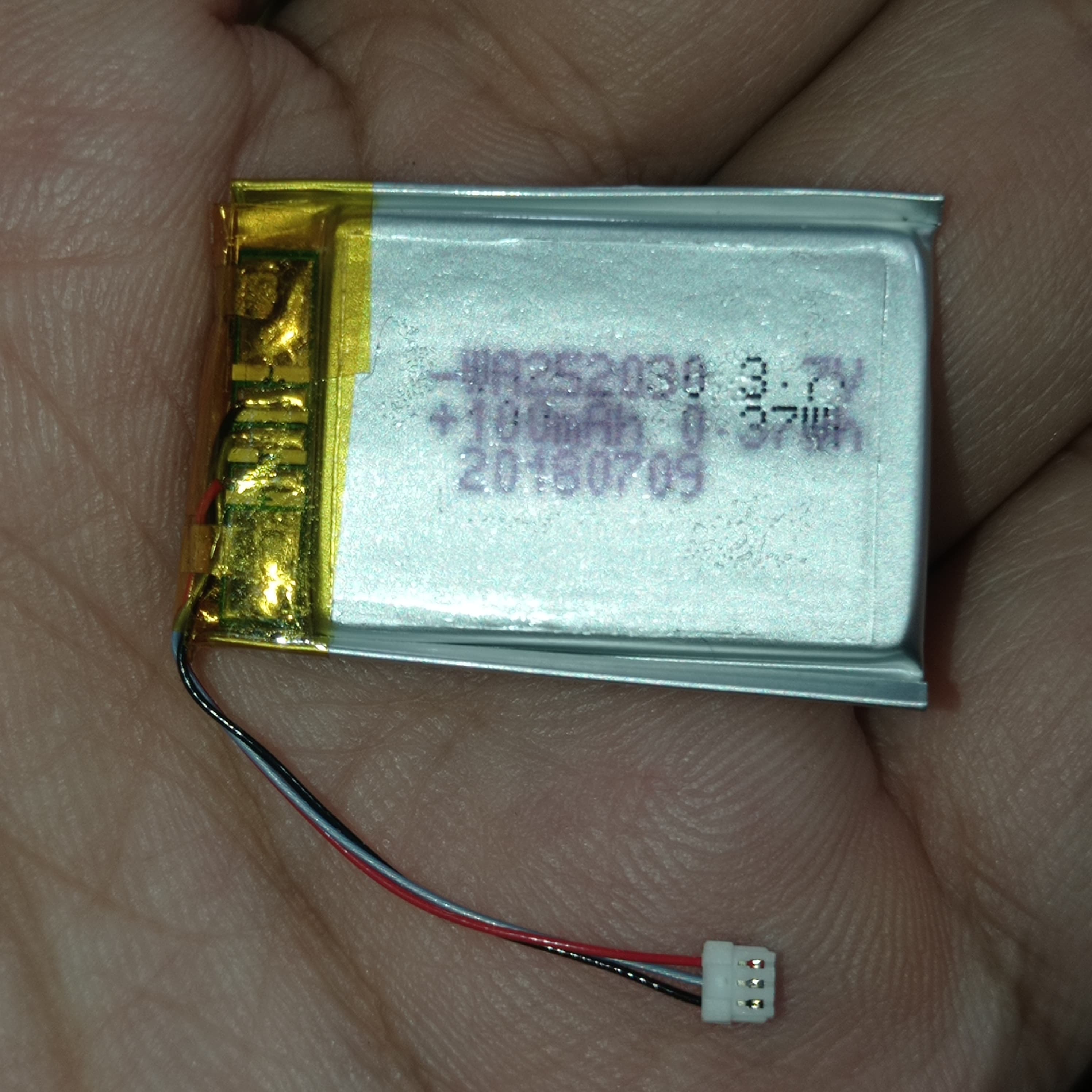 3.7v 100mah Lithium-ion Polymer Battery - High Energy, Compact Power Source