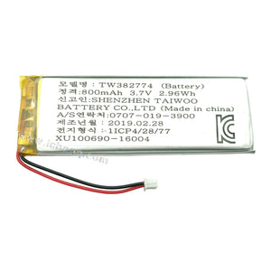 3.7v 800mah Battery Rechargeable Lithium Polymer Ion Battery Tw382774