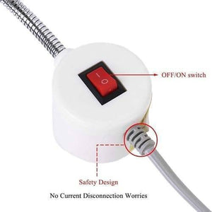 20 Smd Led Bendable Light Lamp 220v Magnetic Base Gooseneck Sewing Machine Smd Light Bulb