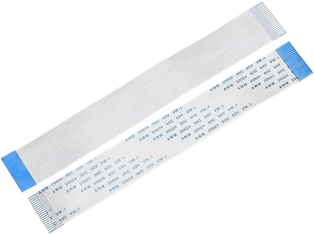 30cm 20 Pin 1mm Pitch Ffc Cable Flat Flex Ribbon Cable (lcd Display & Eve Series) Ffc20-150-tb