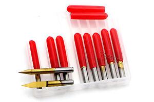 3.175mm Carbide Pcb Engraving Bits Cnc Router Tool 30 Degree 0.2mm