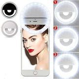 30 Led Selfie Ring Light Usb Rechargeable Clip On Cell Phone Camera Light