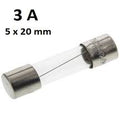 3 Amp 5x20mm 250vac Glass Fuse