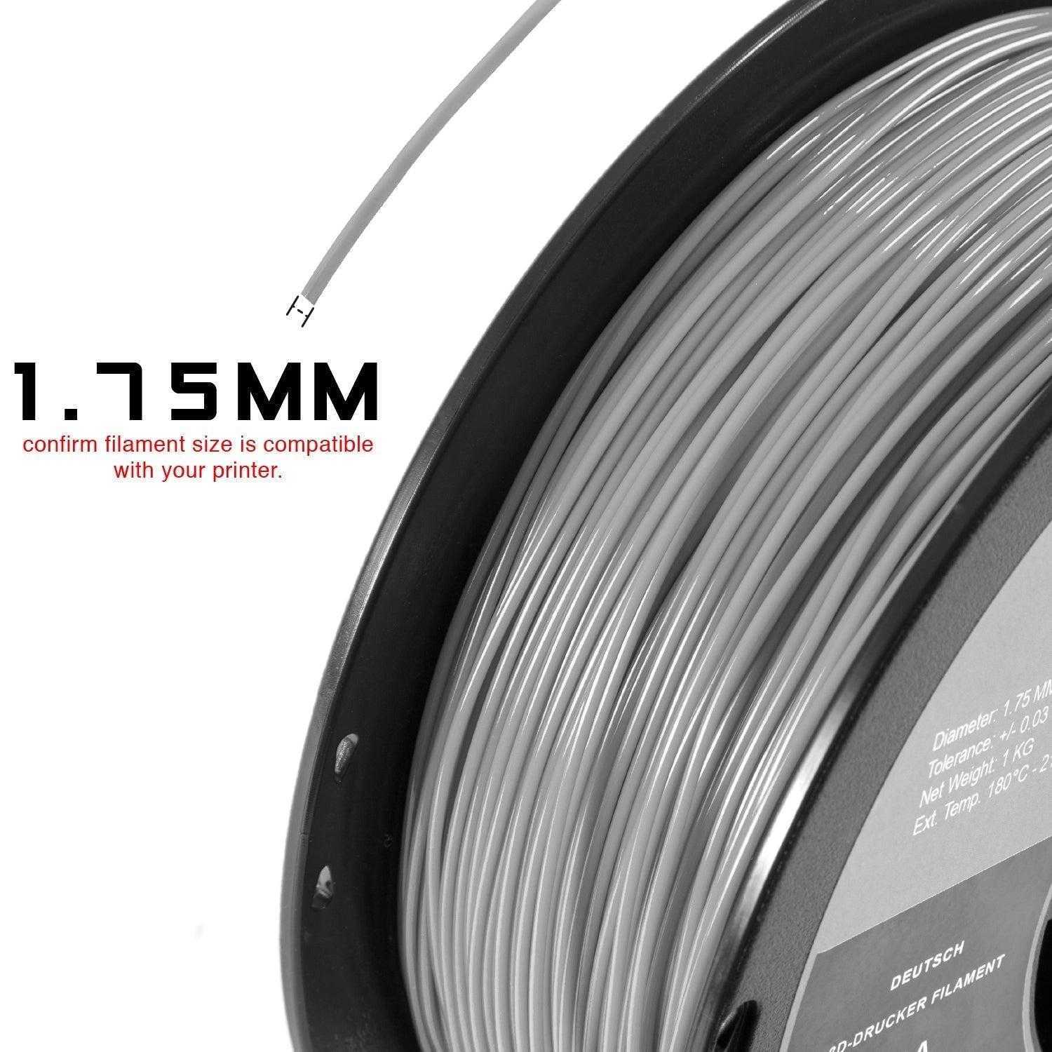 Golden Color 3d Printer Filament Pla 1.75mm 1kg/n.w