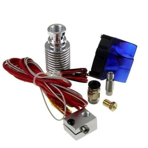 Long Distance 3d V6 j Head All Metal Hotend Bowden Extruder With Cooling Fan