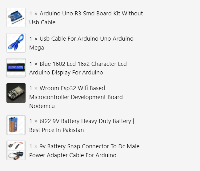 Beaconhouse Arduino Starter Kit