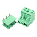 5.08mm Pitch 3 Pin Connector Pcb Mount Right Angle Bent Screw Terminal