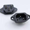 3 Pin Male Power Socket (computer Power Socket)