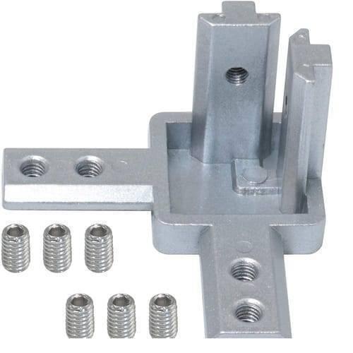 4040 Size 3 Way End Corner Bracket Connector For t Slot Aluminum Extrusion Profile