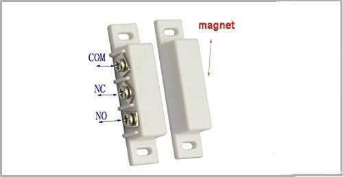 3 Wire No Nc Magnetic Reed Sensor Signal Switch For Door Access Control