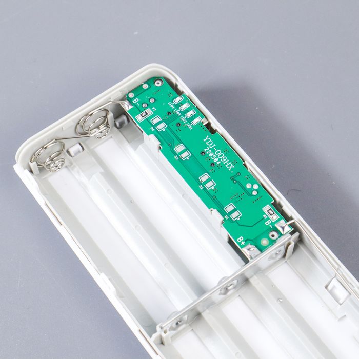 Diy 5x18650 Power Bank Case Dual Usb Power Bank Box Shell Dual Usb Charging Box With Digital Display Screen(without Battery)