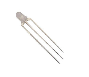 3mm Red / Blue Bi Colour Common Anode 3 Pin Diffused 2.1v Led