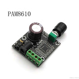 Pam8610 With Volume 12v Dual-channel Digital Amplifier Board Stereo Audio Amplifier Board 15w * 2