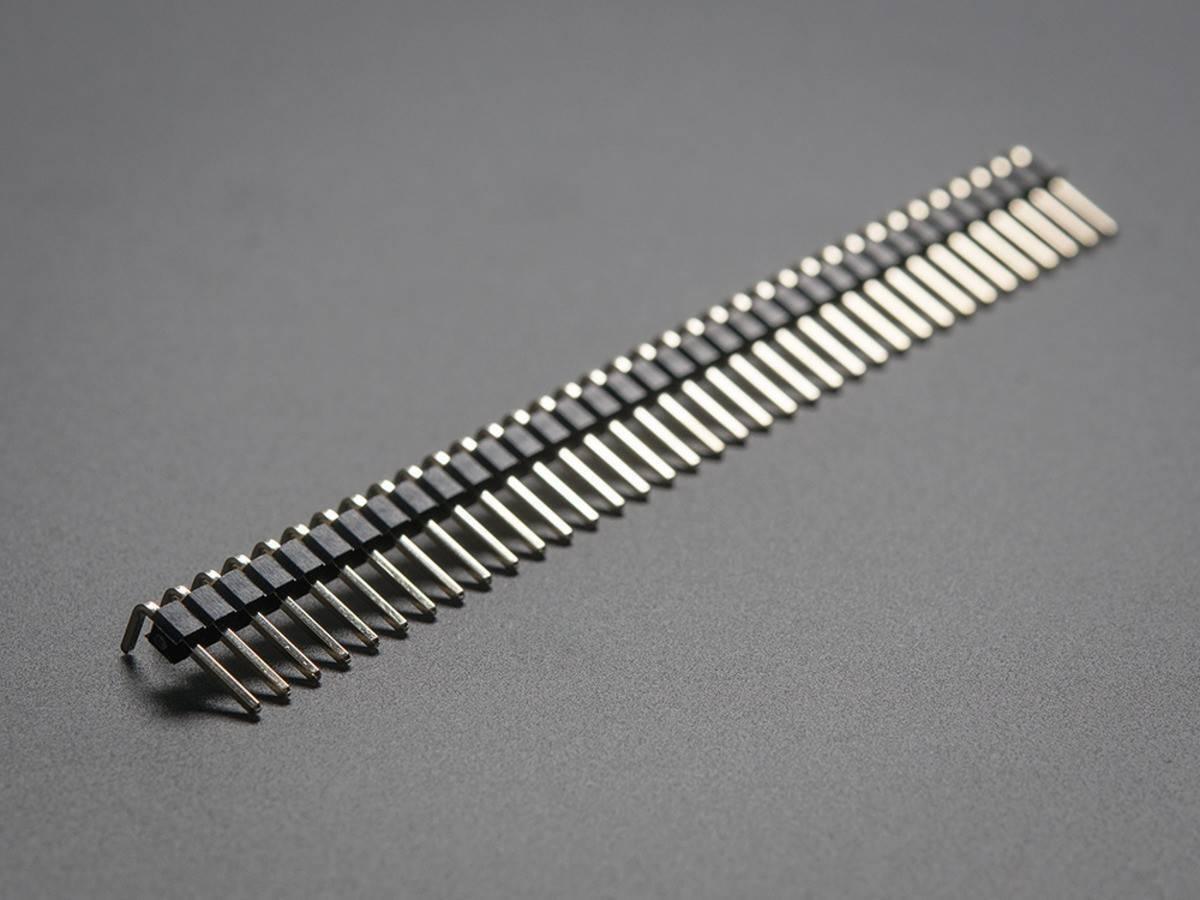 40 Pin 90 Degree Right Angle Male Header Break Away Bent Header