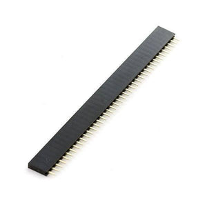 2.54mm Pitch 40 Pin Single Row Female Header Strip