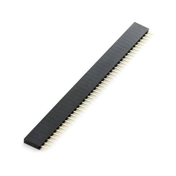 2.54mm Pitch 40 Pin Single Row Female Header Strip